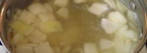 сырный суп из плавленых сырков. Шаг 6