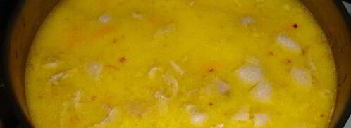 сырный суп по-французски с крутонами. Шаг 7