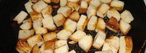 сырный суп по-французски с крутонами. Шаг 8