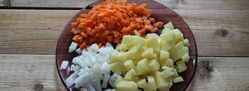 сырный суп по-французски с курицей. Шаг 5