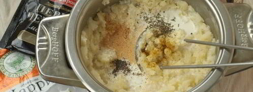 сырный суп-пюре с картофелем. Шаг 5