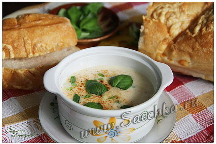 Рецепт сырного супа-пюре
