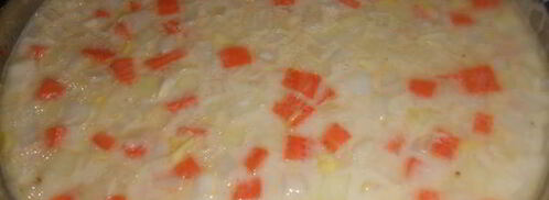 сырный суп с грецким орехом. Шаг 8