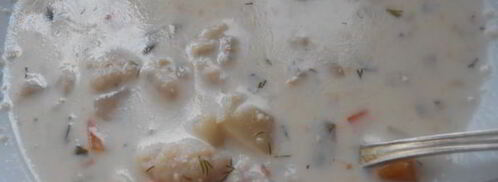 сырный суп с грецким орехом. Шаг 11