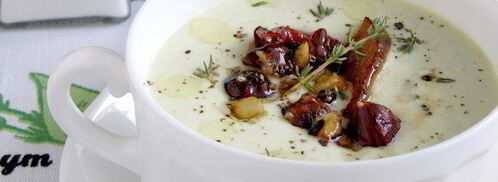 сырный суп с грудинкой. Шаг 8