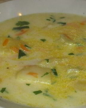 Сырный суп с картошкой