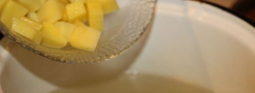 сырный суп с кнелями. Шаг 8