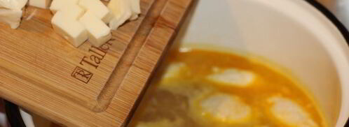 сырный суп с кнелями. Шаг 11