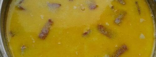 сырный суп с колбасой. Шаг 8