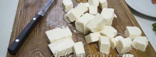 сырный суп с куриным филе. Шаг 7