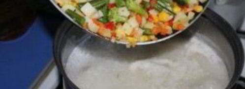 сырный суп с овощами. Шаг 3