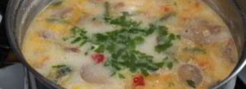 сырный суп с овощами. Шаг 4