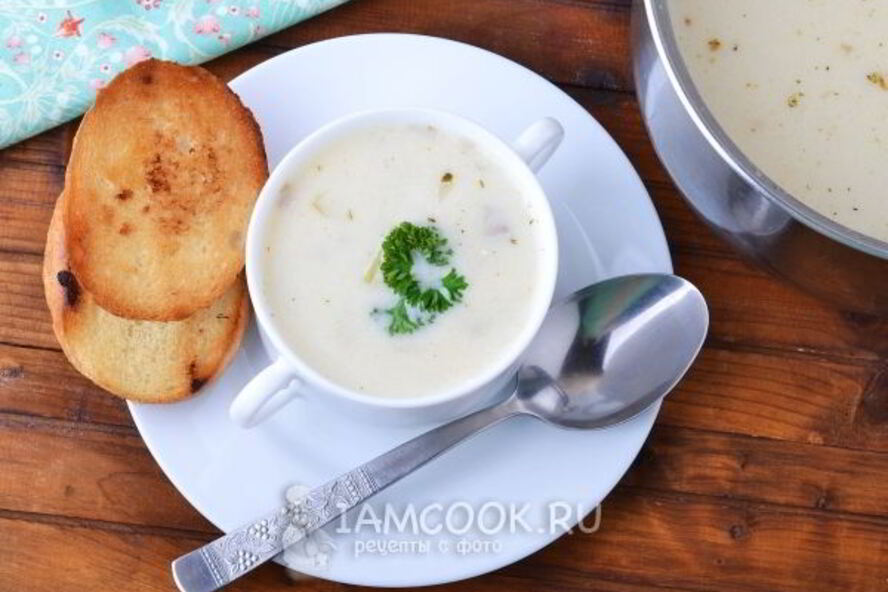 Рецепт сырного супа с плавленным сыром