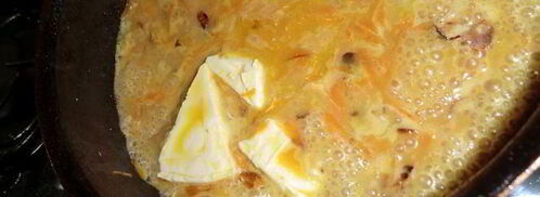 сырный супчик с курочкой и клецками. Шаг 5