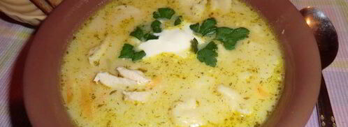 сырный супчик с курочкой и клецками. Шаг 11