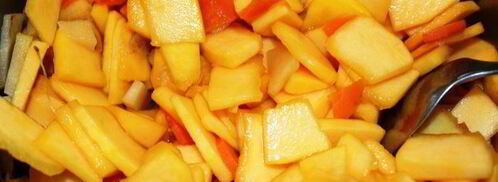 тыквенно-сырный суп с пастернаком. Шаг 6