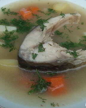 Уха из карпа по-царски