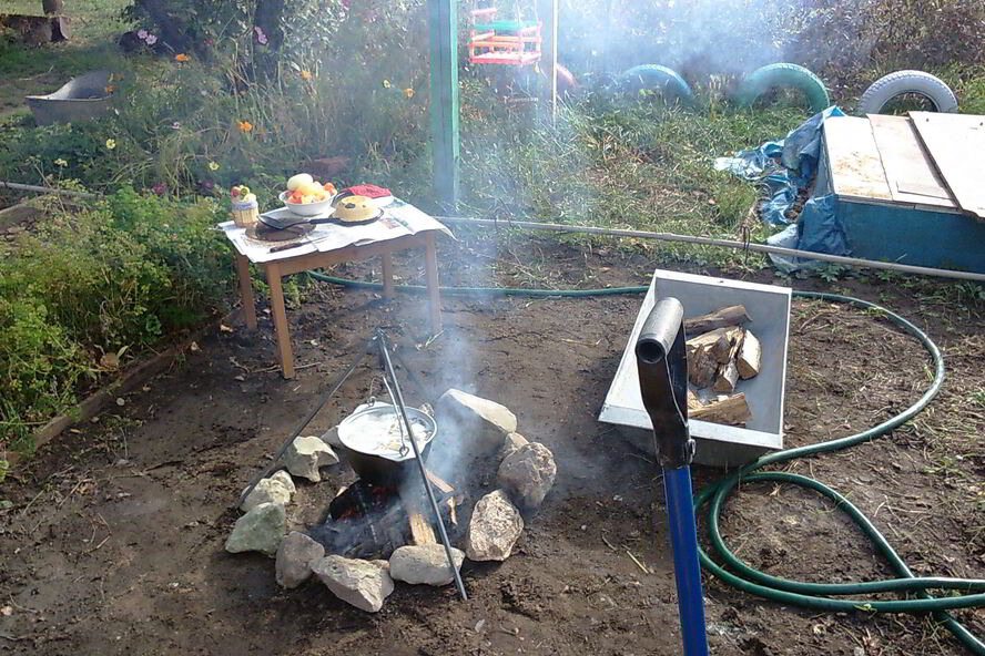 Рецепт ухи из окуня на костре