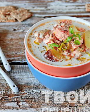 Уха из семги