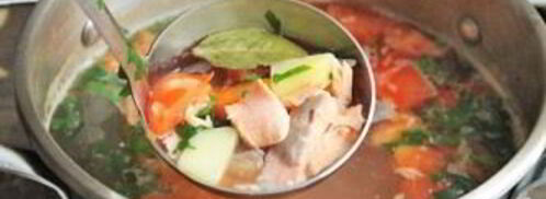 уха из стейка семги. Шаг 7