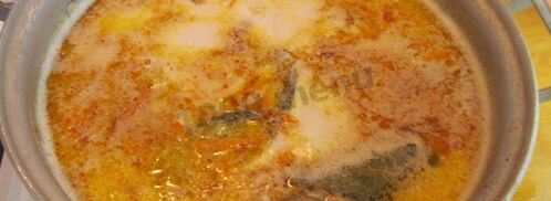 уха по-фински из форели со сливками. Шаг 10