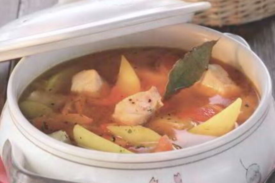 Рецепт ухи по-царски с блинами