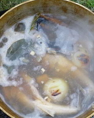 Уха в казане