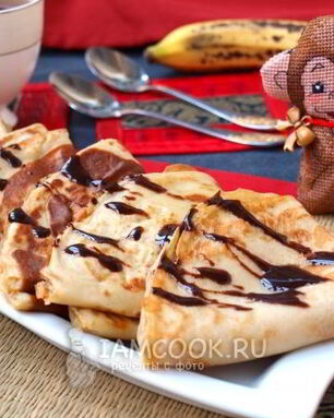 Банановые блинчики