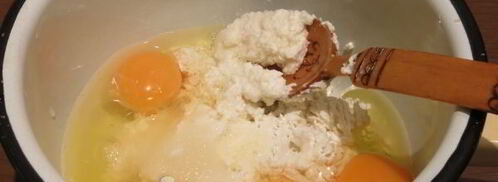 блинчики из творожного теста. Шаг 5