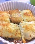 Блинчики с грибами и сливочным соусом