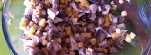 блинчики с куриной грудкой. Шаг 4