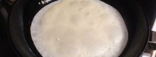 блинчики с творогом и замороженной клубникой. Шаг 3