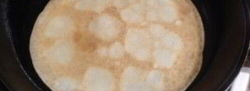 блинчики с творогом и замороженной клубникой. Шаг 4