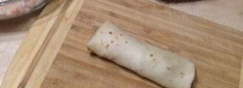 блинчики с творогом и замороженной клубникой. Шаг 10