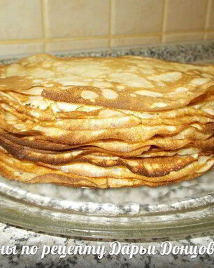 Блины из книжки Дарьи Донцовой