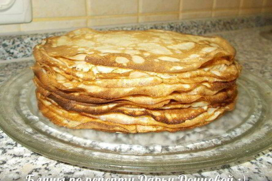 Рецепт блинов из книжки дарьи донцовой