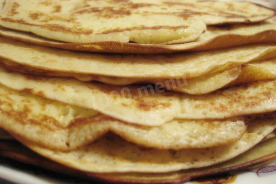 Рецепт блинов из пшеничной и кукурузной муки