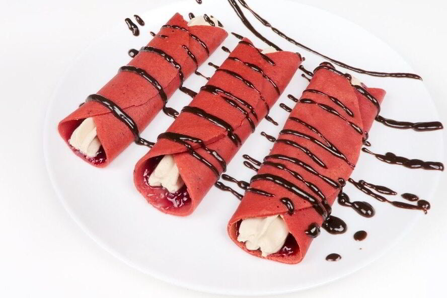 Рецепт блинов красный бархат