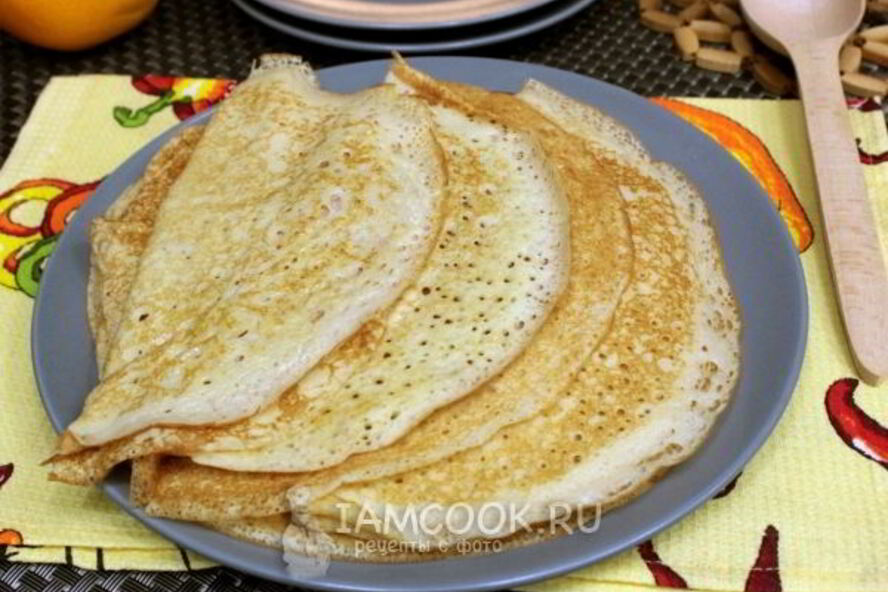 Рецепт блинов на дрожжах