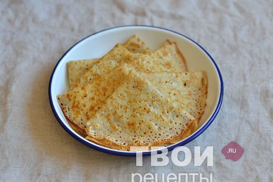 Рецепт блинов на кефире