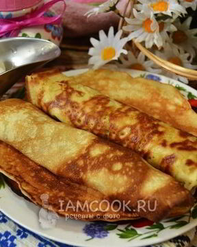 Блины на сметане и воде