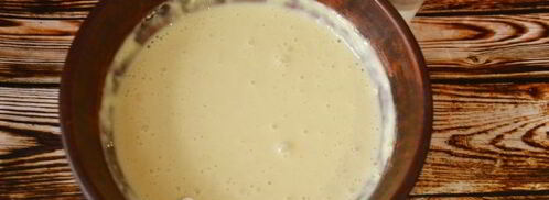 блины на сметане и воде. Шаг 11