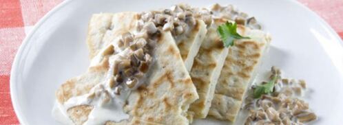 блины с грибным припеком. Шаг 4