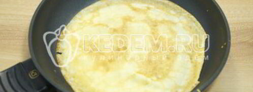 блины с мясом и грибами. Шаг 6