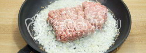 блины с мясом и грибами. Шаг 9