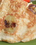 Блины с припеком из банана