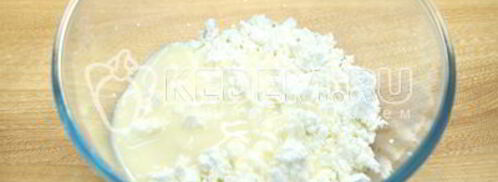 блины с творогом и сгущенкой. Шаг 7