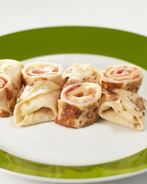 Блины с ветчиной и сыром