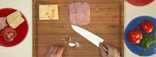 блины с ветчиной и сыром. Шаг 4