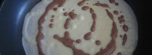 блины зебра. Шаг 4